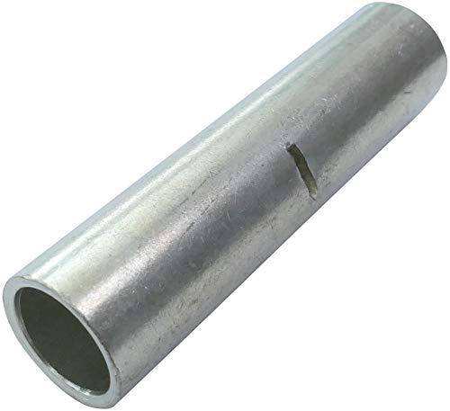 AERZETIX - Juego de 5 - Manguitos de empalme Tubular Cilíndrico - extremo a extremo - No aislado - Conector alambre eléctrico - Conexión - Prolongador - 50mm - apriete - 50mm² - Color plata - C44965 AERZETIX - Juego de 5 - Manguitos de empalme Tubular Cilíndrico - extremo a extremo - No aislado - Conector alambre eléctrico - Conexión - Prolongador - 50mm - apriete - 50mm² - Color plata - C44965