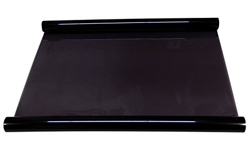 AERZETIX: Pelicula lamina para proteccion ventanas de coche 3 metros Color: negro C4608