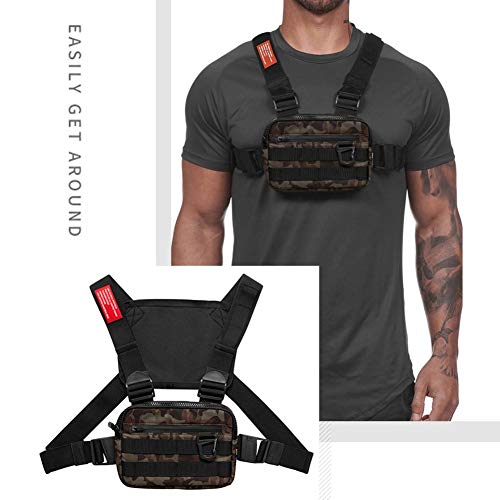 Aesy Chaleco Tactico, Mochila Tactica, Bolsa Tactica, Bandolera Hombre, Bolso de Pecho Hombre, Mochila Tactica Militar, Ajustables Bolsa de Hombro Cruzada Paquetes de Cintura Funcionales (Negro-4) Aesy Chaleco Tactico, Mochila Tactica, Bolsa Tactica, Bandolera Hombre, Bolso de Pecho Hombre, Mochila Tactica Militar, Ajustables Bolsa de Hombro Cruzada Paquetes de Cintura Funcionales (Negro-4)