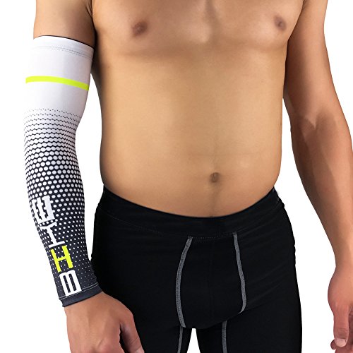 Aesy Manguitos Ciclismo, 1 Par Manguitos Bicicleta, Manguitos Running Hombre, Manguitos Ciclismo Invierno, UPF 50+Anti-UV de Protección Solar Ciclismo Bike Running Voleibol Deporte (L, Blanco) Aesy Manguitos Ciclismo, 1 Par Manguitos Bicicleta, Manguitos Running Hombre, Manguitos Ciclismo Invierno, UPF 50+Anti-UV de Protección Solar Ciclismo Bike Running Voleibol Deporte (L, Blanco)