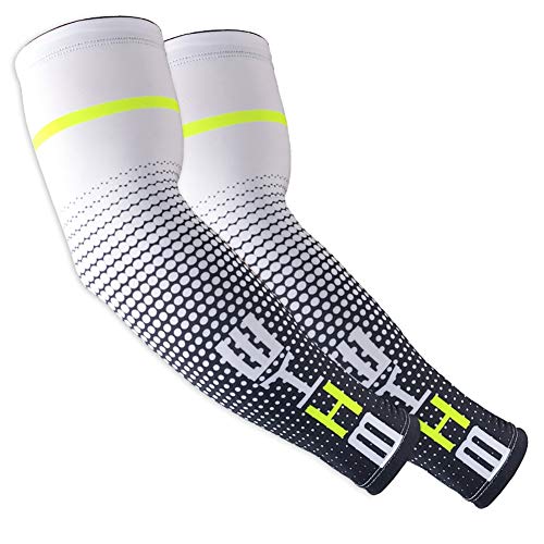 Aesy Manguitos Ciclismo, 1 Par Manguitos Bicicleta, Manguitos Running Hombre, Manguitos Ciclismo Invierno, UPF 50+Anti-UV de Protección Solar Ciclismo Bike Running Voleibol Deporte (L, Blanco) Aesy Manguitos Ciclismo, 1 Par Manguitos Bicicleta, Manguitos Running Hombre, Manguitos Ciclismo Invierno, UPF 50+Anti-UV de Protección Solar Ciclismo Bike Running Voleibol Deporte (L, Blanco)