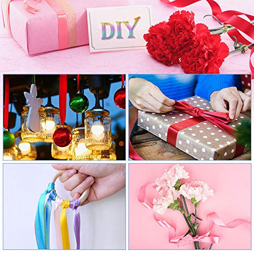 AFASOES 10 Pcs Cinta Raso Ancha Colores 4m x 25 mm cinta Colores Manualidades Cinta Regalo Raso Cinta Raso Doble Faz para Regalos, Manualidades, Costura, Decoración de Navidad, Boda, Fiestas, 40 m AFASOES 10 Pcs Cinta Raso Ancha Colores 4m x 25 mm cinta Colores Manualidades Cinta Regalo Raso Cinta Raso Doble Faz para Regalos, Manualidades, Costura, Decoración de Navidad, Boda, Fiestas, 40 m