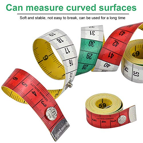 AFASOES Cinta Metrica Costura 150 cm/60 Pulgadas Cinta de Medir Pulgadas cm Cinta de Medir Ropa Cinta de Costurera Cinta Metrica Enrollable Cinta Medir Cuerpo Cinta de Sastre para Ropa Costura Cuerpo