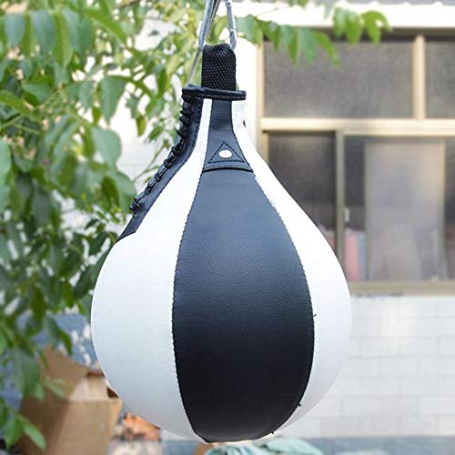 Afittel0 Bola de Boxeo de Cuero de la PU, Bolsa de Boxeo de Pera Deportiva de Boxeo Gym MMA, Bolsa Pesada de Bola de demolición, Bola giratoria de Entrenamiento giratoria Colgante Afittel0 Bola de Boxeo de Cuero de la PU, Bolsa de Boxeo de Pera Deportiva de Boxeo Gym MMA, Bolsa Pesada de Bola de demolición, Bola giratoria de Entrenamiento giratoria Colgante