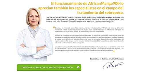 AFRICAN MANGO Premium, cura para adelgazar, 2 paquetes, 2x900 mg de dosis alta de extracto de mango, quema grasa enorme, ideal quemador de grasa, supresor del apetito, produce saciedad, 120 capsulas