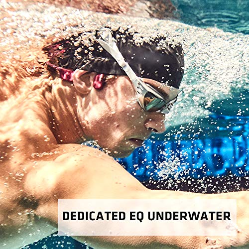 AfterShokz Xtrainerz, Auriculares MP3 de conducción ósea, Ideales para Utilizar en la práctica de la natación, con Memoria de 4GB,Black Diamond