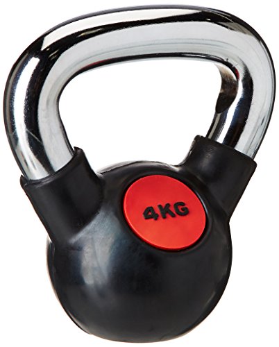 AFW 105135 105135-Kettlebells de Goma 20 kg, Color Negro, Talla M, Hombres, U