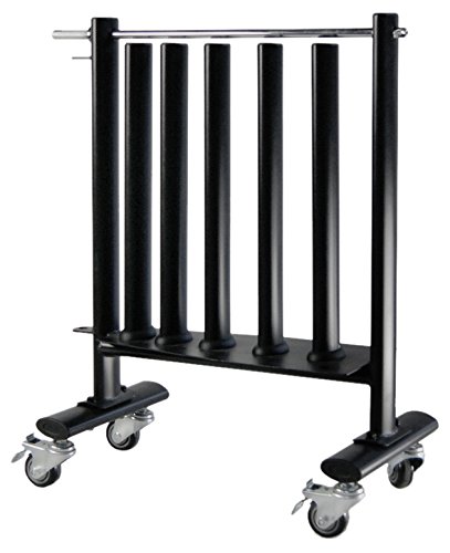 AFW 106047 106047-Rack de Mancuernas Vinilo Vertical 6l móvil, Color Acero, Talla M, Hombres, U AFW 106047 106047-Rack de Mancuernas Vinilo Vertical 6l móvil, Color Acero, Talla M, Hombres, U