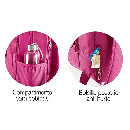 Agatha Ruiz de la Prada Mochila Triple Luces Agatha Ruiz de la Prada Mochila Triple Luces