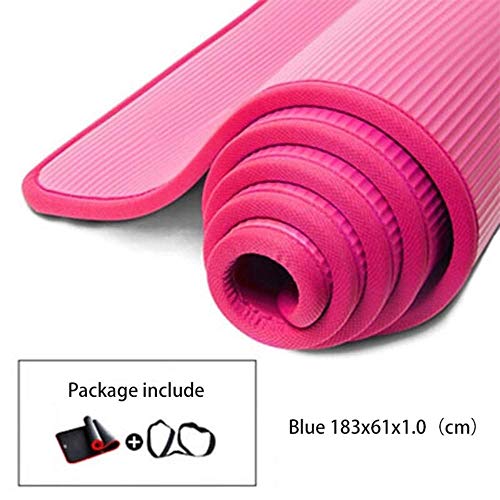AGKupel Estera de Yoga Antideslizante Esterilla Yoga Alfombrilla de Yoga Colchoneta de Ejercicios de Viajar Colchoneta de Fitness con Correa de Transporte para Gimnasia Yoga Pilates 183 * 61 * 1.0cm AGKupel Estera de Yoga Antideslizante Esterilla Yoga Alfombrilla de Yoga Colchoneta de Ejercicios de Viajar Colchoneta de Fitness con Correa de Transporte para Gimnasia Yoga Pilates 183 * 61 * 1.0cm