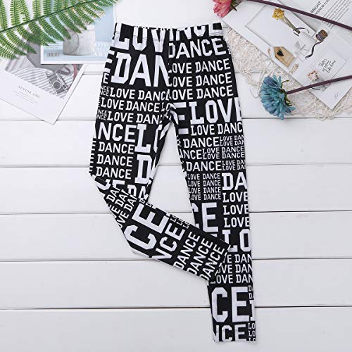 Agoky Leggings Mallas Deportivos de Entrenamiento Yoga Gym Correr Leggins Estampados Pantalones Largos Deporte para Niñas Negro&Blanco 14 años Agoky Leggings Mallas Deportivos de Entrenamiento Yoga Gym Correr Leggins Estampados Pantalones Largos Deporte para Niñas Negro&Blanco 14 años