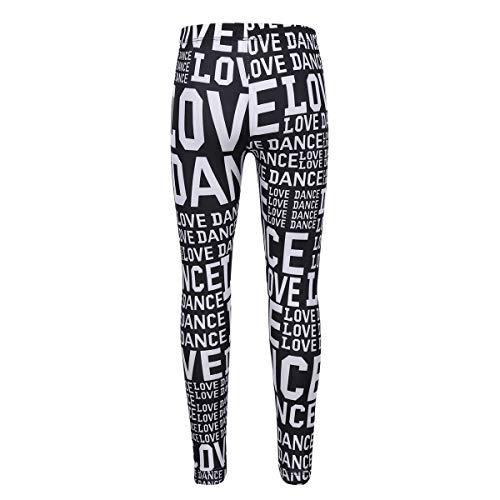 Agoky Leggings Mallas Deportivos de Entrenamiento Yoga Gym Correr Leggins Estampados Pantalones Largos Deporte para Niñas Negro&Blanco 14 años Agoky Leggings Mallas Deportivos de Entrenamiento Yoga Gym Correr Leggins Estampados Pantalones Largos Deporte para Niñas Negro&Blanco 14 años