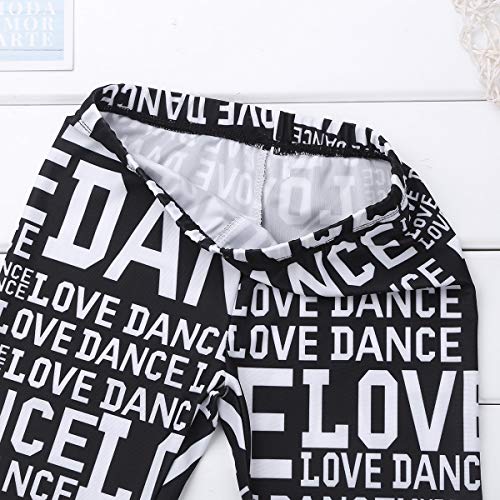 Agoky Leggings Mallas Deportivos de Entrenamiento Yoga Gym Correr Leggins Estampados Pantalones Largos Deporte para Niñas Negro&Blanco 14 años Agoky Leggings Mallas Deportivos de Entrenamiento Yoga Gym Correr Leggins Estampados Pantalones Largos Deporte para Niñas Negro&Blanco 14 años