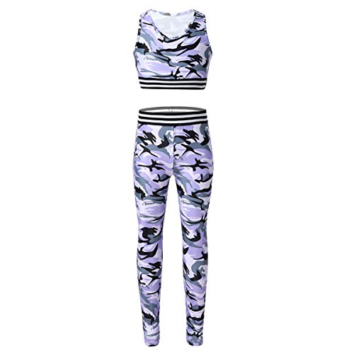 Agoky NiƱas PequeƱas Ropa Deportiva Conjunto Crop Top Camiseta Corta sin Manga Pantalones Largos ChƔndal Traje de Moda Verano para Yoga Fitness Running Violeta 13-14 aƱos Agoky NiƱas PequeƱas Ropa Deportiva Conjunto Crop Top Camiseta Corta sin Manga Pantalones Largos ChƔndal Traje de Moda Verano para Yoga Fitness Running Violeta 13-14 aƱos