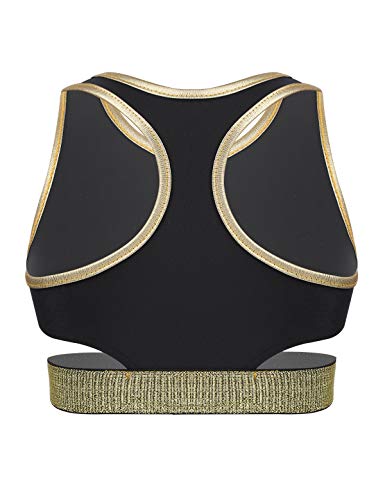 Agoky Niñas Pequeñas Ropa Deportiva Conjunto Crop Top Camiseta Corta sin Manga y Leggings para Yoga Fitness Running Negro 7-8 años Agoky Niñas Pequeñas Ropa Deportiva Conjunto Crop Top Camiseta Corta sin Manga y Leggings para Yoga Fitness Running Negro 7-8 años