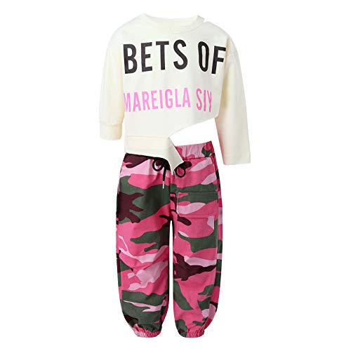 Agoky Traje de Baile de Jazz Moderno para NiƱas Ropa Conjuntos Deportivos Tops Camiseta + Pantalones Cargos de Camuflaje Baile Callejero Hip Hop Camuflaje 13-14 aƱos Agoky Traje de Baile de Jazz Moderno para NiƱas Ropa Conjuntos Deportivos Tops Camiseta + Pantalones Cargos de Camuflaje Baile Callejero Hip Hop Camuflaje 13-14 aƱos