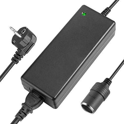AGPTEK 12V/10A 120W Convertidor de Corriente CA a CC, Transformador 220V a 12V Adaptador de Corriente para Encendedor de Cigarrillos Automóvil AGPTEK 12V/10A 120W Convertidor de Corriente CA a CC, Transformador 220V a 12V Adaptador de Corriente para Encendedor de Cigarrillos Automóvil