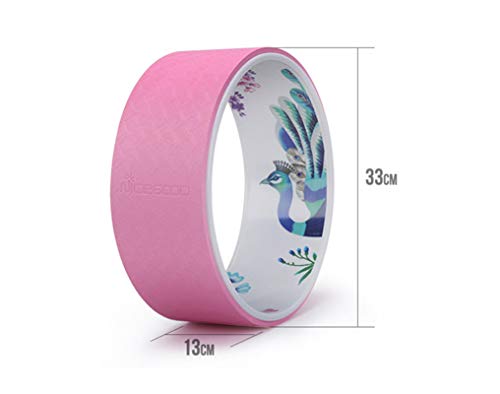 AGQH Rueda de yoga, rueda de yoga para dolor de espalda, bloques de yoga de espuma, alivio del dolor y mejora de las curvas, postura de puente, dharma pilates Yoga Wheel Pose AGQH Rueda de yoga, rueda de yoga para dolor de espalda, bloques de yoga de espuma, alivio del dolor y mejora de las curvas, postura de puente, dharma pilates Yoga Wheel Pose