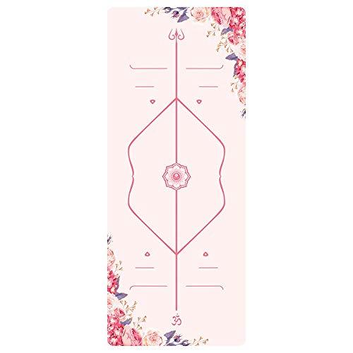 AGQZ Impresión Oscura Yoga Fitness Mat Suede TPE Antideslizante Health Yoga Flower Mat Factory Outlet Practice Esteras de Pilates con diseño único-3 AGQZ Impresión Oscura Yoga Fitness Mat Suede TPE Antideslizante Health Yoga Flower Mat Factory Outlet Practice Esteras de Pilates con diseño único-3