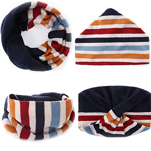 AHAHA Sombreros de Punto Pompom para niños Sombreros de Invierno Earflap