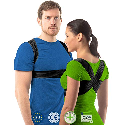 aHeal Corrector de Postura para Hombre y Mujer | Soporte para Corregir la Postura | Corsé Ortopédico para Escoliosis Cifosis | Alivio del Dolor de Espalda y Corrector de Mala Postura | Talla 2 Negro aHeal Corrector de Postura para Hombre y Mujer | Soporte para Corregir la Postura | Corsé Ortopédico para Escoliosis Cifosis | Alivio del Dolor de Espalda y Corrector de Mala Postura | Talla 2 Negro
