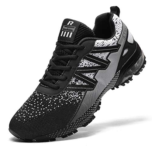 Ahico Zapatillas de Deporte para Correr Hombres Tenis Zapatos Ligero Moda Caminar Transpirable Entrenamiento Deportivo para Hombres