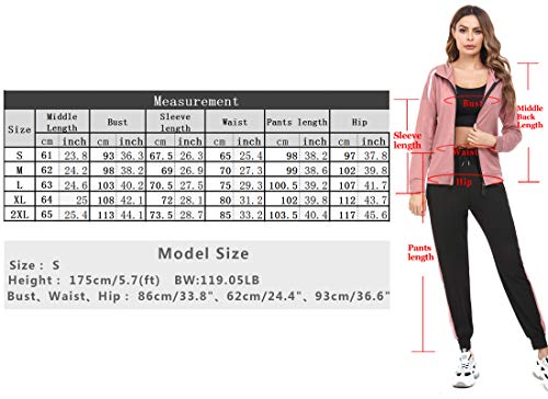 Aibrou Conjunto Chándal de Mujer Sudadera con Cremallera y Pantalones, Trajes de 2 Piezas Deporta Moda de Manga Larga Ropa de salón Corredores, (Rosa Roja , S) Aibrou Conjunto Chándal de Mujer Sudadera con Cremallera y Pantalones, Trajes de 2 Piezas Deporta Moda de Manga Larga Ropa de salón Corredores, (Rosa Roja , S)