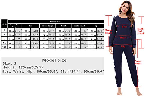 Aibrou Conjunto Chandal Mujer, Conjunto Deporte Largo Chándal Mujer Conjunto Algodon Chándal Mujer Completo 2 Piezas, Ropa Manga Larga de Casa Casual para Otoño Invierno Fitness Yoga Jogging Aibrou Conjunto Chandal Mujer, Conjunto Deporte Largo Chándal Mujer Conjunto Algodon Chándal Mujer Completo 2 Piezas, Ropa Manga Larga de Casa Casual para Otoño Invierno Fitness Yoga Jogging