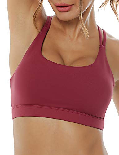 Aibrou Sujetador Deportivo Mujer Sujetador de Yoga Mujer con Acolchado Desmontable y Tirantes Elásticos sin Espalda para Yoga/Fitness/Run/Ejercicio de Diaria Aibrou Sujetador Deportivo Mujer Sujetador de Yoga Mujer con Acolchado Desmontable y Tirantes Elásticos sin Espalda para Yoga/Fitness/Run/Ejercicio de Diaria