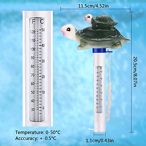 Aiglam Termómetro para Piscina, Temperatura del Agua termómetros con Cuerda, Resistente, para Todo Uso en Piscina spas, Jacuzzis, Acuarios y Peces estanques Aiglam Termómetro para Piscina, Temperatura del Agua termómetros con Cuerda, Resistente, para Todo Uso en Piscina spas, Jacuzzis, Acuarios y Peces estanques