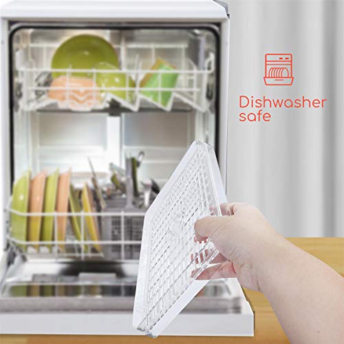Aigostar Crispy - Deshidratador de alimentos, 240W, 5 bandejas, desecadora automática, deshidrata fruta, carne, verduras etc. controles digitales, ajuste manual de tiempo y temperatura. Libre de BPA. Aigostar Crispy - Deshidratador de alimentos, 240W, 5 bandejas, desecadora automática, deshidrata fruta, carne, verduras etc. controles digitales, ajuste manual de tiempo y temperatura. Libre de BPA.