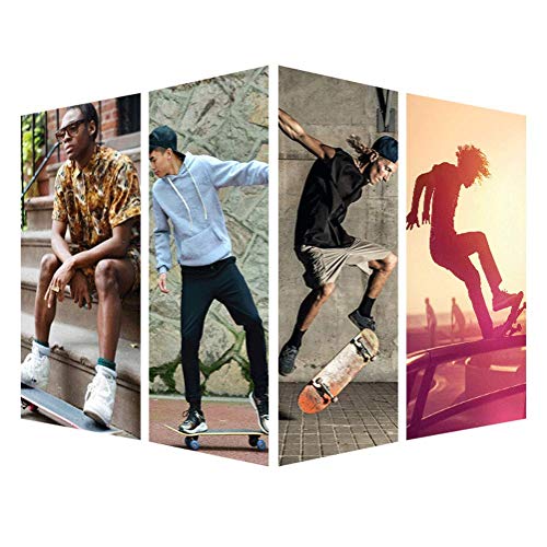 AIKENR Patineta de cuatro ruedas para principiantes, 31.5 pulgadas, 7 capas, arce canadiense, doble patada cóncava estándar y trucos para niños y principiantes (Z) AIKENR Patineta de cuatro ruedas para principiantes, 31.5 pulgadas, 7 capas, arce canadiense, doble patada cóncava estándar y trucos para niños y principiantes (Z)