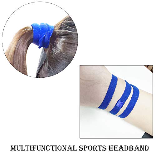 AILANDA 10pcs Cinta de Pelo Deportiva Diadema Elástica Deportiva Antideslizante Multicolor Banda de Pelo para Fitness para Mujer y Hombre AILANDA 10pcs Cinta de Pelo Deportiva Diadema Elástica Deportiva Antideslizante Multicolor Banda de Pelo para Fitness para Mujer y Hombre