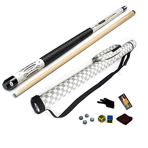AILILI Tacos De Billar -Arce Pool Cue,con Caja Negro,Diseño Único/Duradero Palos De Billar,Adecuado para Jugadores Profesionales De Billar,Taco De Snooker AILILI Tacos De Billar -Arce Pool Cue,con Caja Negro,Diseño Único/Duradero Palos De Billar,Adecuado para Jugadores Profesionales De Billar,Taco De Snooker
