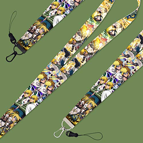 Ailin Online Naruto Shippuden Namikaze Minato - Correa de identificación para teléfonos, carteras, llaves de coche (estilo 04) Ailin Online Naruto Shippuden Namikaze Minato - Correa de identificación para teléfonos, carteras, llaves de coche (estilo 04)