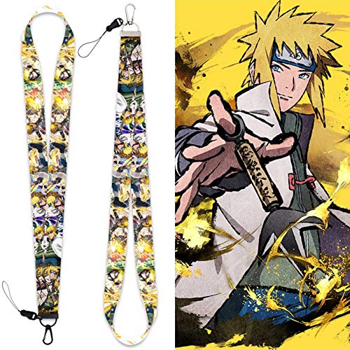 Ailin Online Naruto Shippuden Namikaze Minato - Correa de identificación para teléfonos, carteras, llaves de coche (estilo 04)