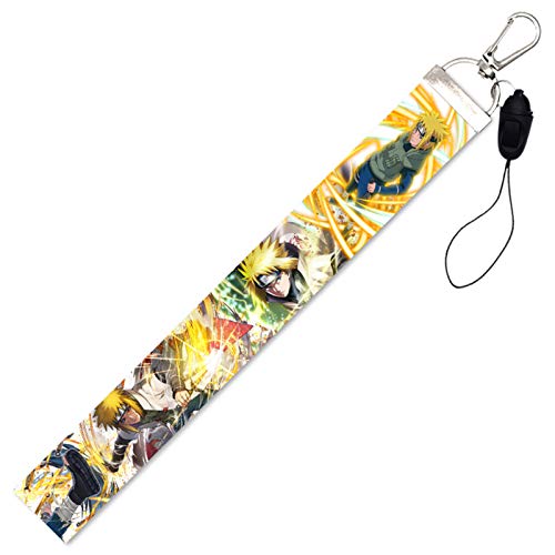 Ailin Online Naruto Shippuden Namikaze Minato - Correa de identificación para teléfonos, carteras, llaves de coche (estilo 04)