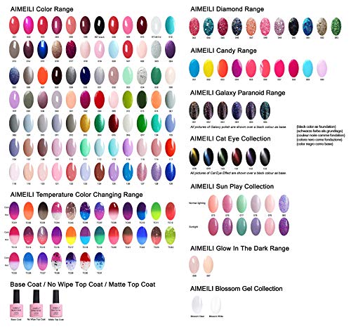 AIMEILI 6 colors Efecto Espejo Uñas Polvo Acrilico Para Uñas Esmalte de Uñas Cromo Pigmento Brillo y decoración de uñas Manicura Decoración Chrome Rainbow Camaleón Uñas Mirror Nail Glitter Powder