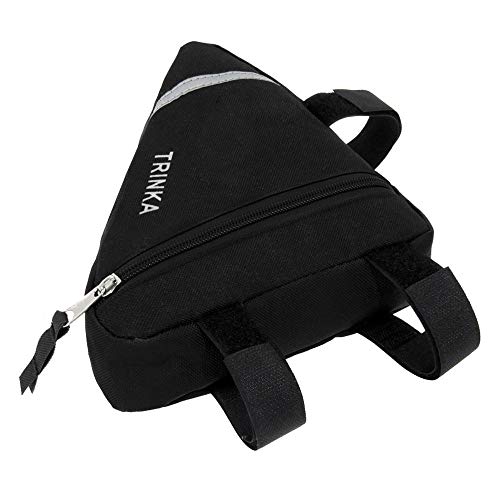 Aiqeer Bolsa Triángulo Bicicleta, Bolsa Triangular de Tubo Delantero de Bicicleta, Bolsa de Herramientas para Bicicleta, Bolsa Triangular de Nylon, con Rayas Reflectantes (Negro) Aiqeer Bolsa Triángulo Bicicleta, Bolsa Triangular de Tubo Delantero de Bicicleta, Bolsa de Herramientas para Bicicleta, Bolsa Triangular de Nylon, con Rayas Reflectantes (Negro)