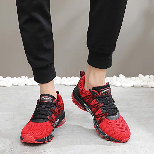 Air Zapatillas Running Mujer Tenis de Deportivas Casual para Correr Gimnasio Bambas Red 37