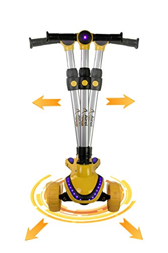 Airel Patinete 3 Ruedas | Scooter para Niños Plegable | Scooter para Niños con Música y Vapor | Patinete con Luces | Scooter para Niños | Patinete para Niños de 3-8 Años (Amarillo) Airel Patinete 3 Ruedas | Scooter para Niños Plegable | Scooter para Niños con Música y Vapor | Patinete con Luces | Scooter para Niños | Patinete para Niños de 3-8 Años (Amarillo)