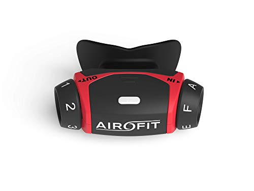 Airofit - entrenador respiratorio, con aplicación móvil gratuita, entrena los músculos del tracto respiratorio, mide el volumen y la fuerza respiratoria, aumenta el rendimiento físico.