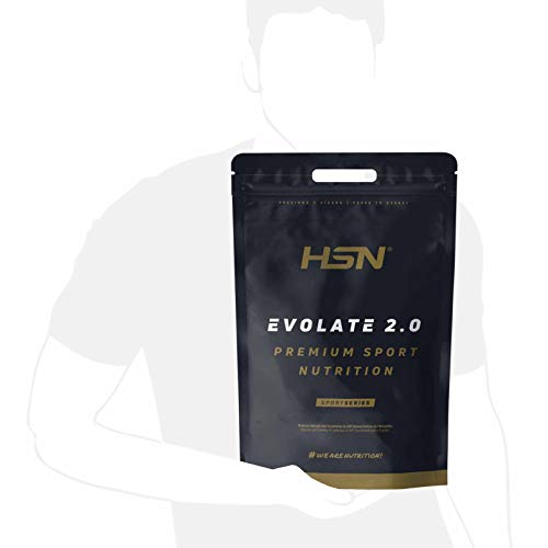 Aislado de Proteína de Suero de HSN Evolate 2.0 | Whey Protein Isolate | Proteína CFM + Enzimas Digestivas (Digezyme) + Ganar Masa Muscular | Vegetariana, Sin Gluten, Sin Soja, Chocolate, 4Kg