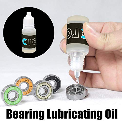 AITOCO - Lubricante de rodamientos de precisión para monopatín, 10 ml de aceite de rodamientos de color crema para patineta de deriva AITOCO - Lubricante de rodamientos de precisión para monopatín, 10 ml de aceite de rodamientos de color crema para patineta de deriva