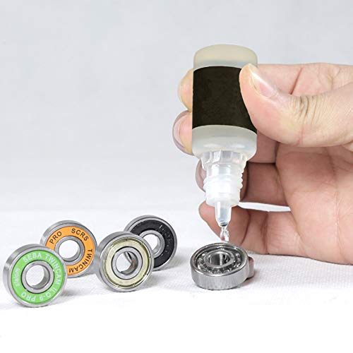 AITOCO - Lubricante de rodamientos de precisión para monopatín, 10 ml de aceite de rodamientos de color crema para patineta de deriva AITOCO - Lubricante de rodamientos de precisión para monopatín, 10 ml de aceite de rodamientos de color crema para patineta de deriva