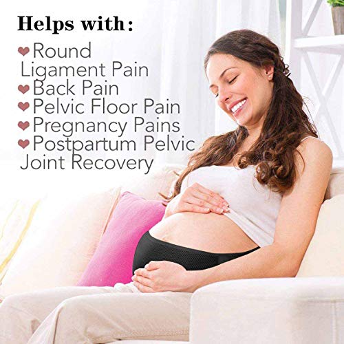 AIWITHPM Cinturón Apoyo Embarazada, Maternidad Faja, Premamá Banda - Aliviar el Dolor de Espalda, Ajustable (Negro) AIWITHPM Cinturón Apoyo Embarazada, Maternidad Faja, Premamá Banda - Aliviar el Dolor de Espalda, Ajustable (Negro)