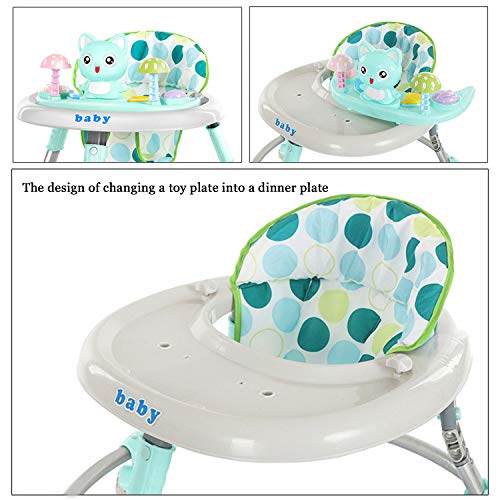 AJAMQ Andador para Bebé Primeros Pasos Andador Redondo Multifuncional Baby Go, Andador Plegable De Música para Niños Pequeños De Primer Paso con Bandeja De Alimentación AJAMQ Andador para Bebé Primeros Pasos Andador Redondo Multifuncional Baby Go, Andador Plegable De Música para Niños Pequeños De Primer Paso con Bandeja De Alimentación