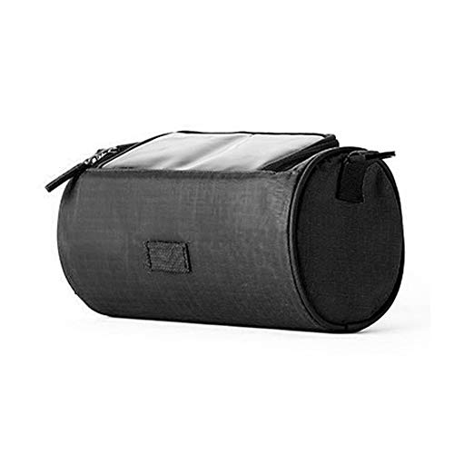 Ajcoflt Bolsa de Manillar de Bicicleta Bolsa Delantera Impermeable Bolsa de Almacenamiento de Bicicleta con Correas de Hombro extraíbles Montar Bolsas de teléfono móvil