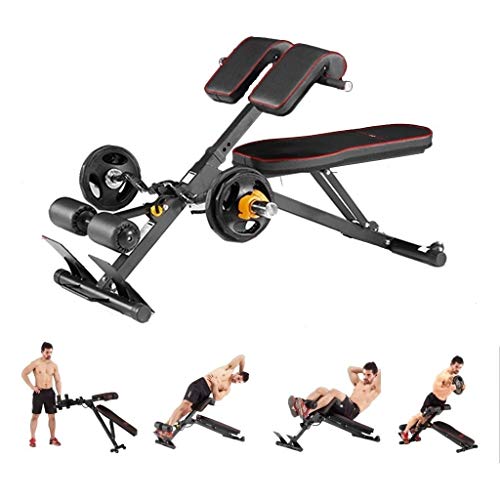 Ajustable De Fitness Cabra del Músculo Recto Abdominal Ejercitador Banco Multifuncional Prensa Presidente De Fitness (Color : Black)