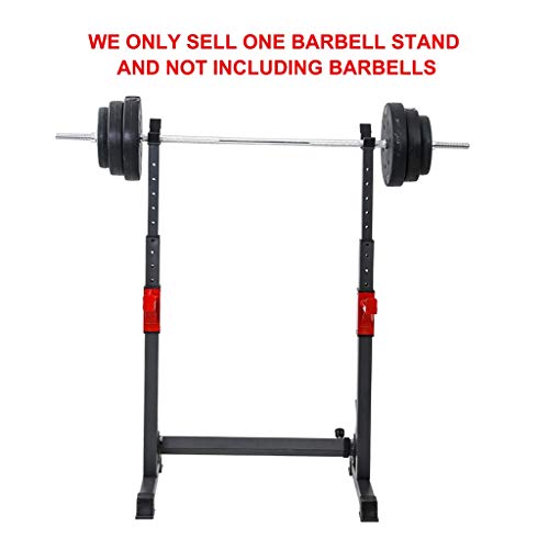 Ajustable En Rack con Barra Jaula De Sentadillas Peso Equipo De Formación Home Fitness Equipment Equipo De Ejercicio Equipo De Entrenamiento Muscular (Color : Black, Size : 110x55x170cm)